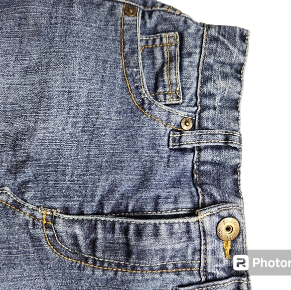 Guess Girls Blue Jean Skirt Size 6X - Picture 3 of 4